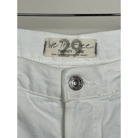 Free People Women's Maggie Mid-Rise Jean Shorts In Optic White Size 29 NEW Denim - Picture 4 of 8